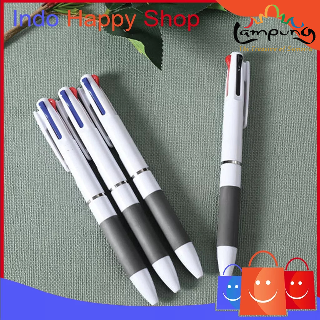 ⭐️𝐈𝐇𝐒 𝟖𝟏𝟖 𝐋𝐚𝐦𝐩𝐮𝐧𝐠⭐️Pulpen 3 Warna Pulpen 3 in 1 Import