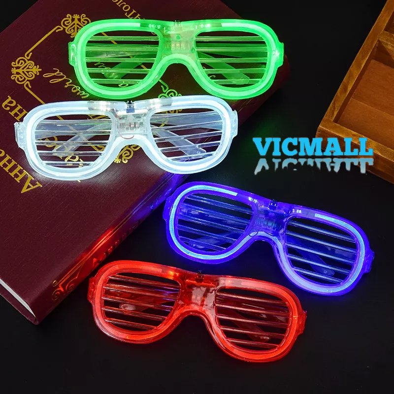 VICMALL - LED Kacamata Nyala Malam Colorful Eyeglass Beauty Fashion