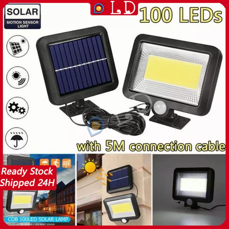 [COD]  Lampu Led Tenaga Surya Lampu Sorot Dengan Remote 6 COB Waterproof / Lampu Tenaga Surya Led /Lampu Tembak Tenaga Matahari - Lampu Sorot Solar Cell COB