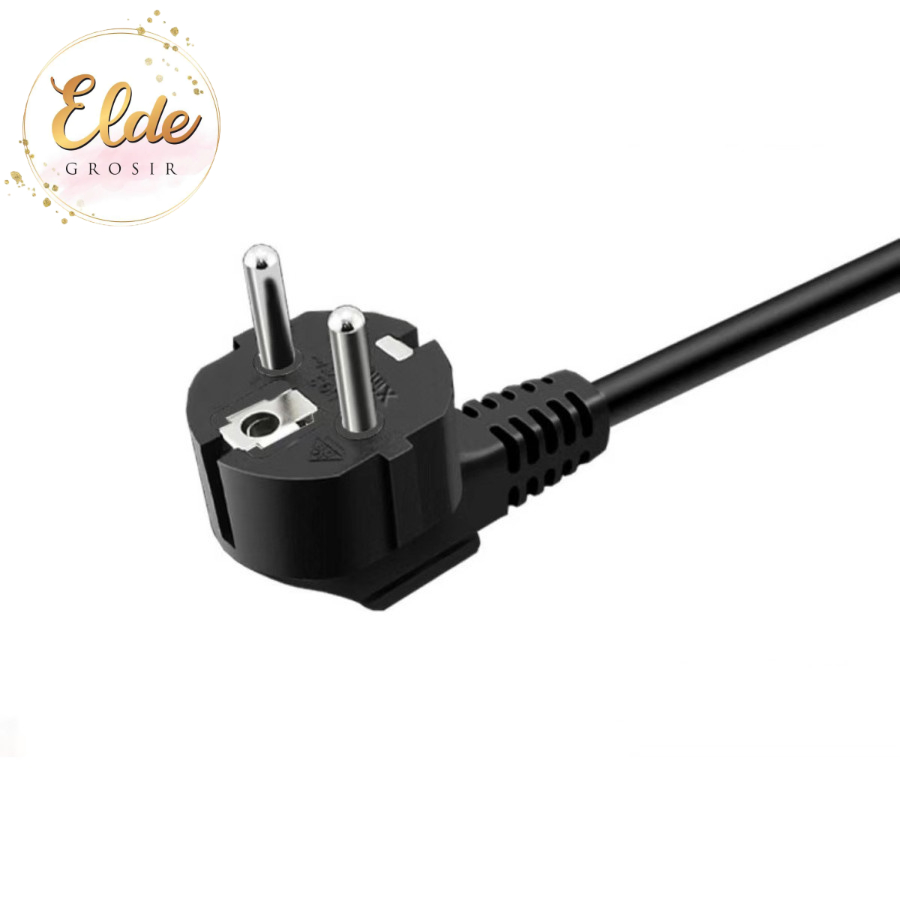 ELDE - Kabel Power untuk pc komputer, LCD, atau lainnya. Kualitas standart biasa