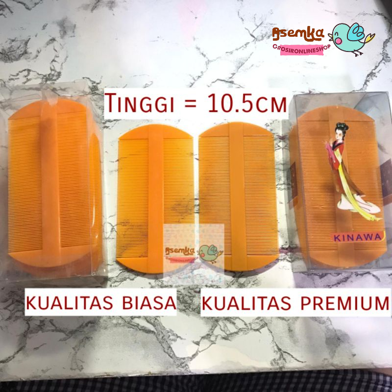 SRIT KUTU PLASTIK KINAWA KUALITAS BAGUS DAN BIASA JUMBO / sisir kutu plastik / serit kutu plastik