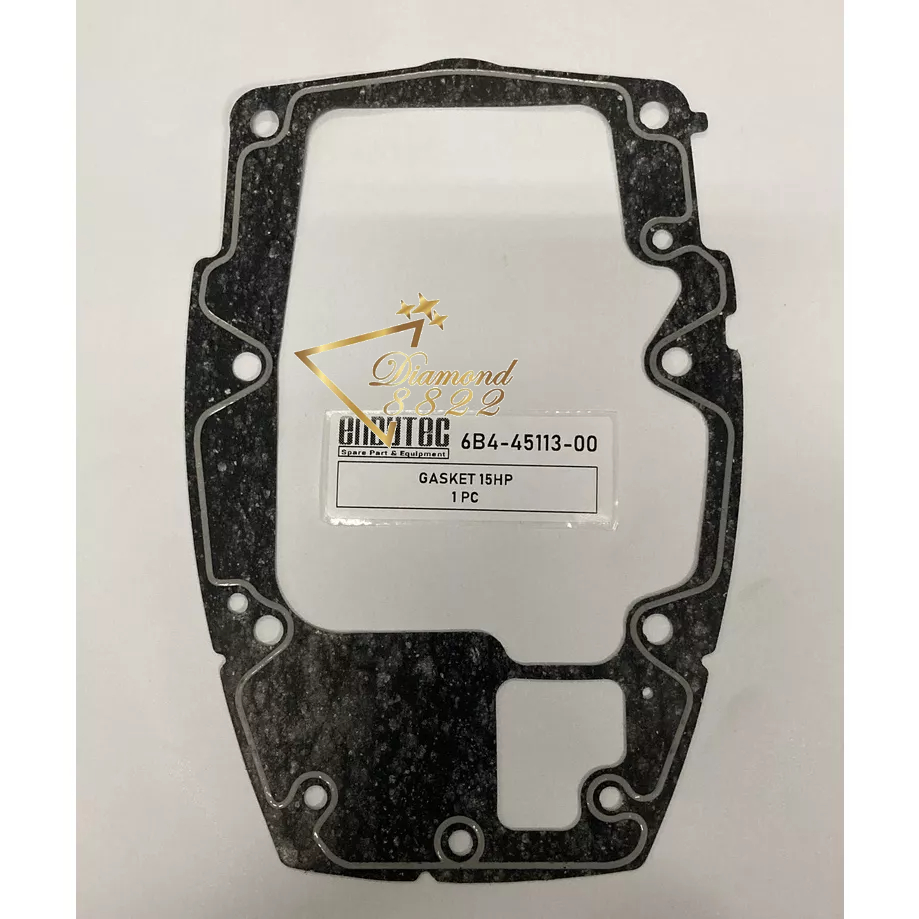 GASKET UPPER CASING 15PK 6B4-45113-00 SPAREPART MESIN TEMPEL / SUKU CADANG MESIN TEMPEL GASKET 15PK 