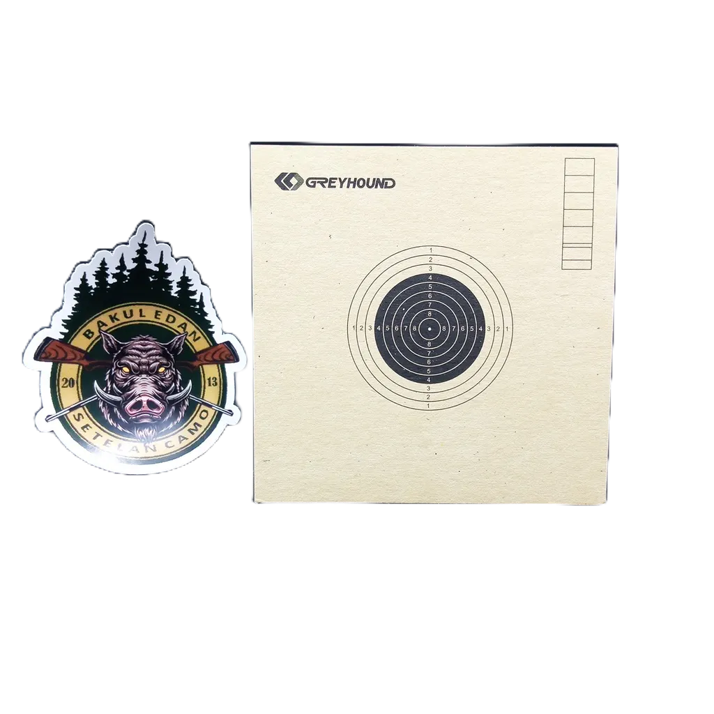 BAKUL EDAN SHOOTING PAPER / KERTAS TARGET / SASARAN TEMBAK UKURAN 10x10 CM