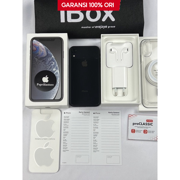 Terlaris IP XR 128GB IBOX - Fullset Original - Resmi indonesia