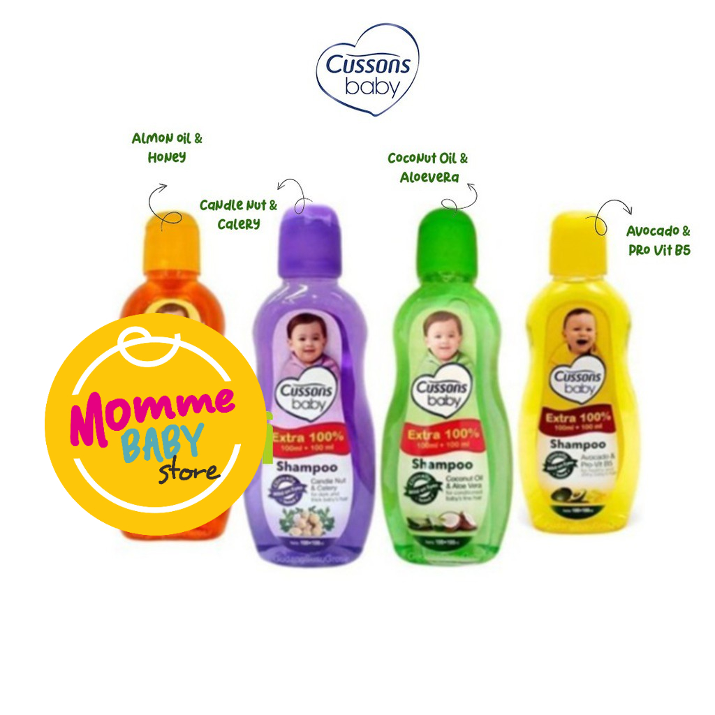 Cussons Baby Shampoo 50ml+50ml dan 100ml+100ml / 200ml Shampoo Baby Bayi