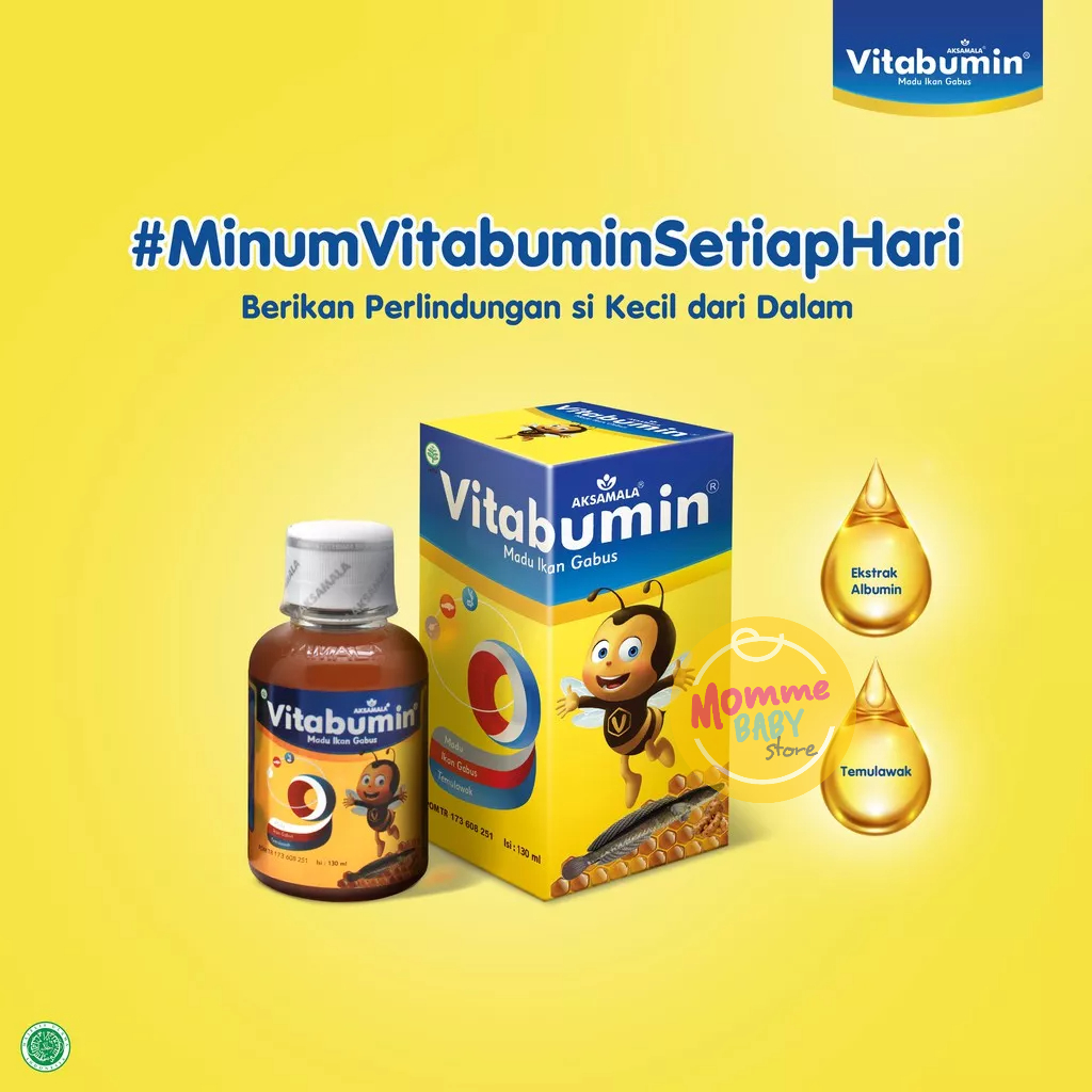 Vitabumin 60ml / 130ml Vitamin Madu Anak vitamin anak madu anak sehat Madu Gizidat Madu Vitabumin Madu Anak Sehat Paramorina