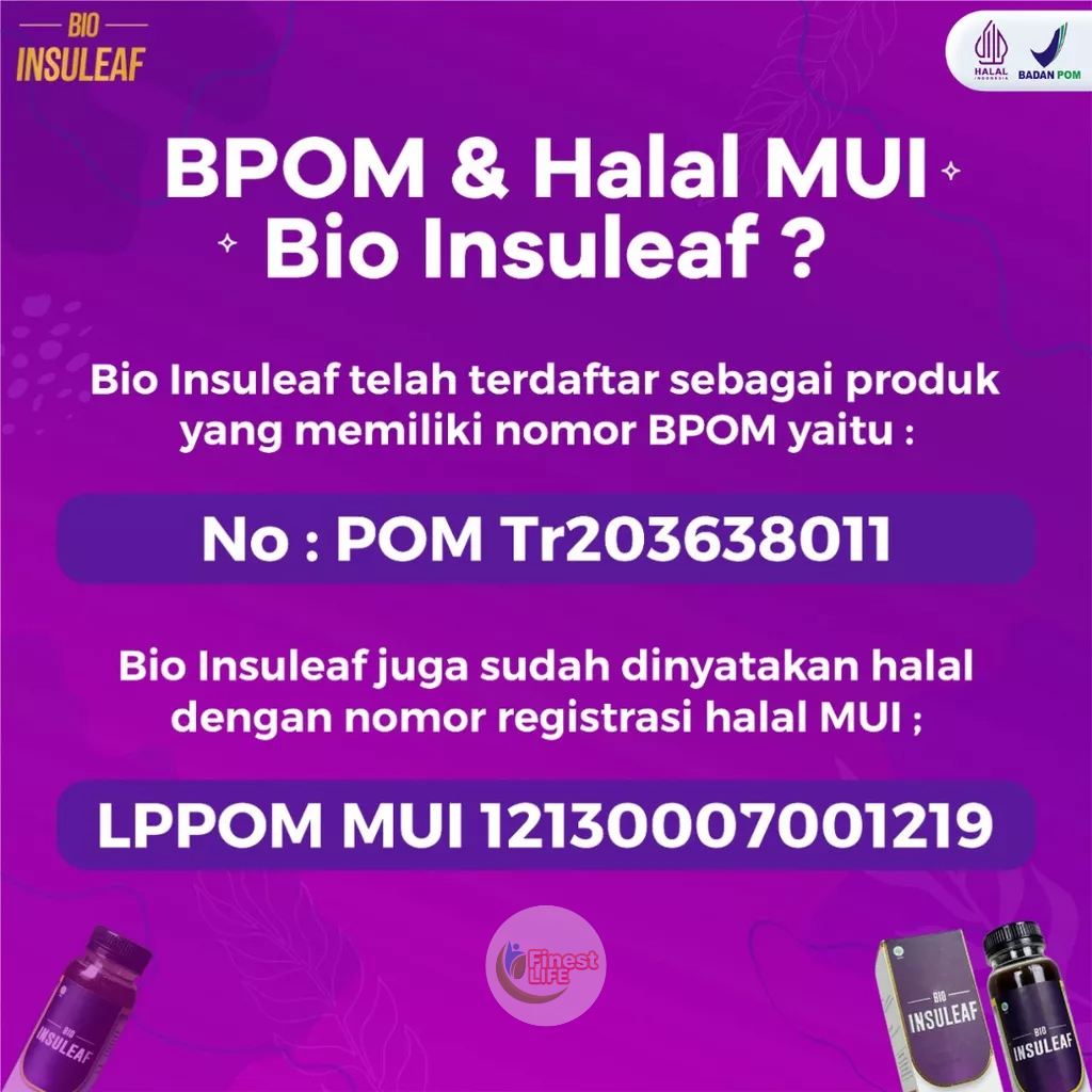 Bio Insuleaf - Penurun Kadar Gula Darah Insulin Alami,  Cegah Diabetes Kolesterol  Solusi Atasi Kencing Manis, Melitus, Gagal Ginjal Tinggi Kurangi Kadar Glukosa Atasi Kolesterol Kerusakan Jantung Hati Ekstak Mengkudu Brotowali  Mahkota Dewa [Cod]