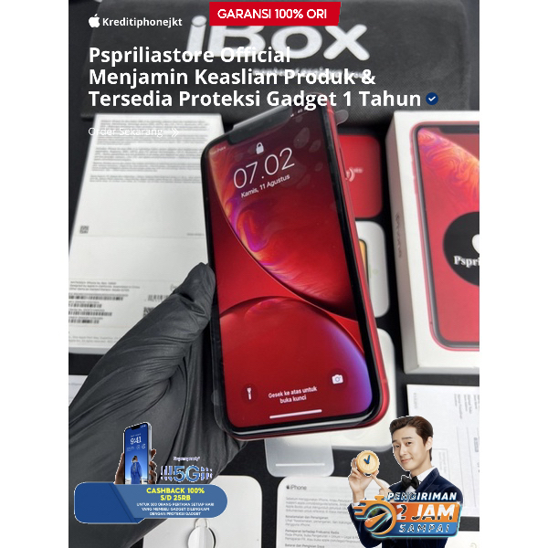 iP XR 64 GB 128 GB RED Garansi Resmi iBox