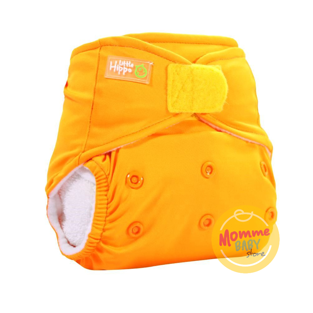 Clodi Popok Kain Bayi Little Hippo Easyfit Orange Clodi