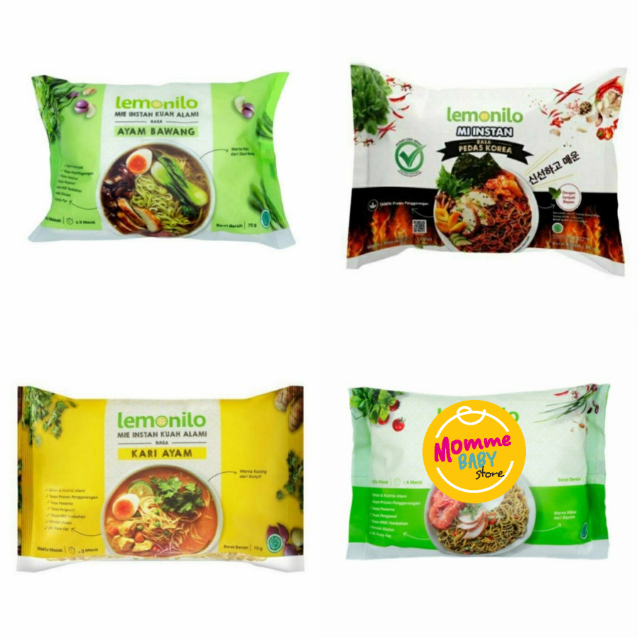 

Lemonilo Mie Instant Sehat 70gr - Mie Organik / Lemonilo Mie Instan