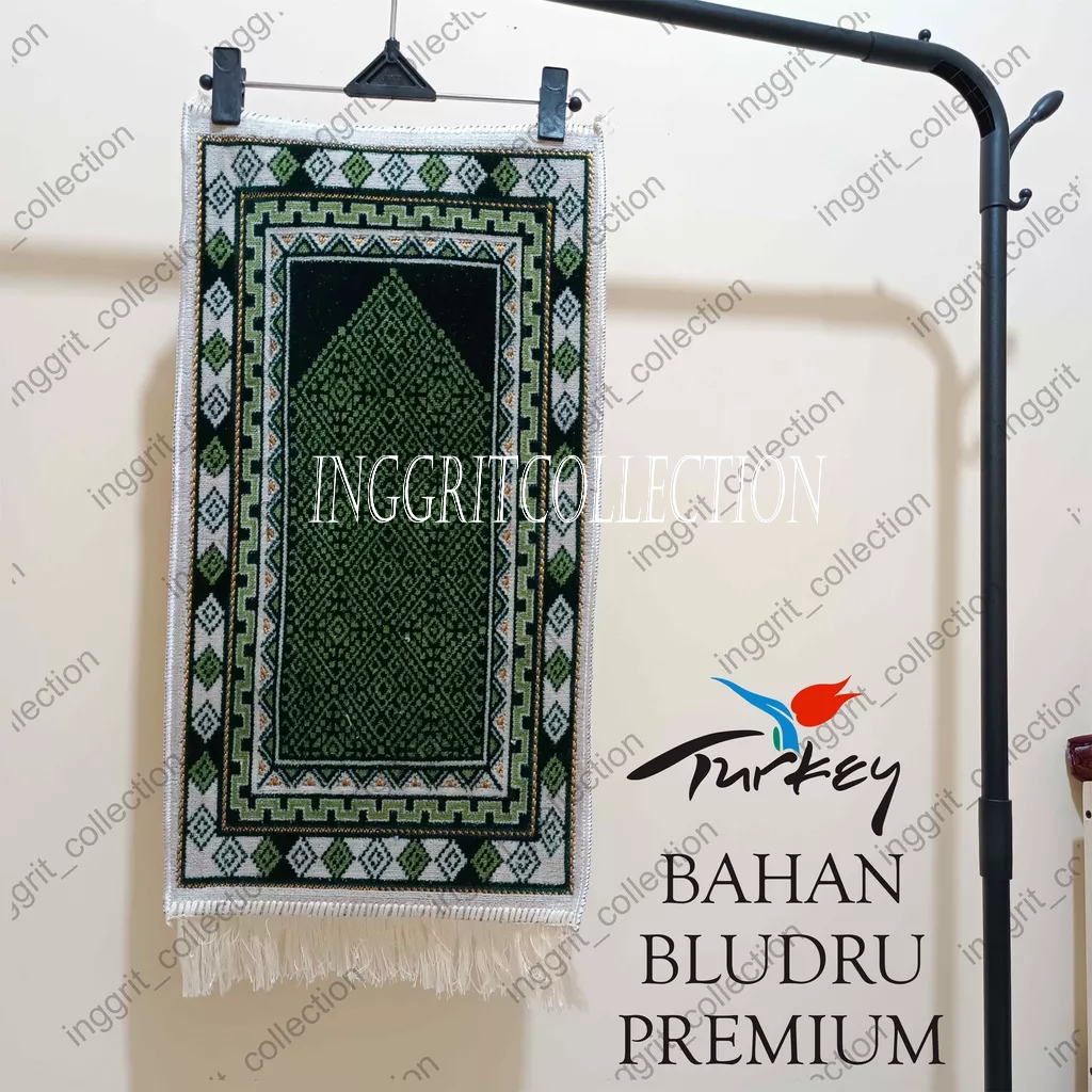 Sajadah bulu tebal Turki premium Bludru Lembut, Sajadah Turki motif yakar ,sajadah Oleh oleh haji dan umro, sajadah souvenir tahlil