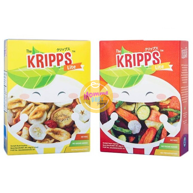 The Kripps Lite Keripik Sayur Keripik Buah MPASI Bayi Snack Bayi