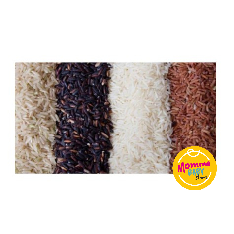 BERAS Organik Merah Putih Coklat Hitam Organic Rice Kualitas Super Bionic Farm MPASI Bayi REPACK