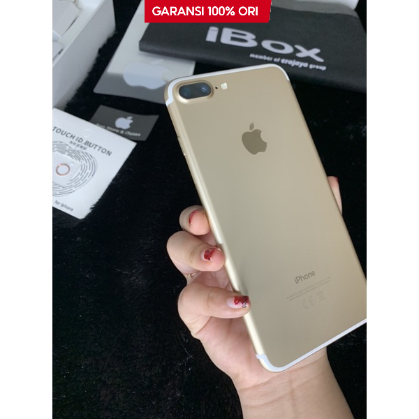 IP 7 Plus ibox - 32GB 128GB - Like New - Gold - JAMINAN ORI Garansi