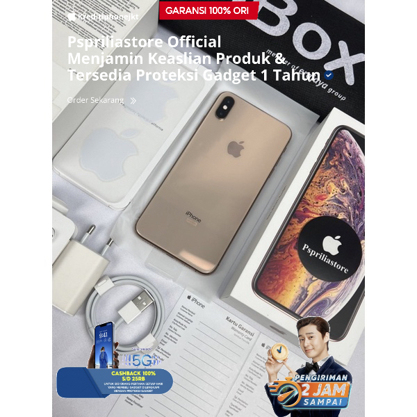 Terlaris IP Xs max 256GB - IBOX Fullset - original