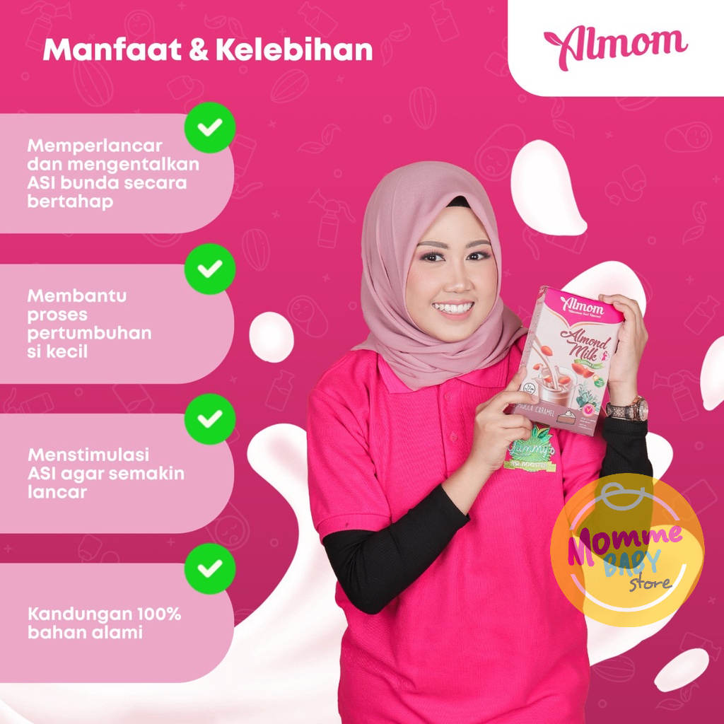 BELI 3 FREE TUMBLER / ALMOM - ALMOND MILK POWDER PREMIUM / ASI BOOSTER / KUKIMOND