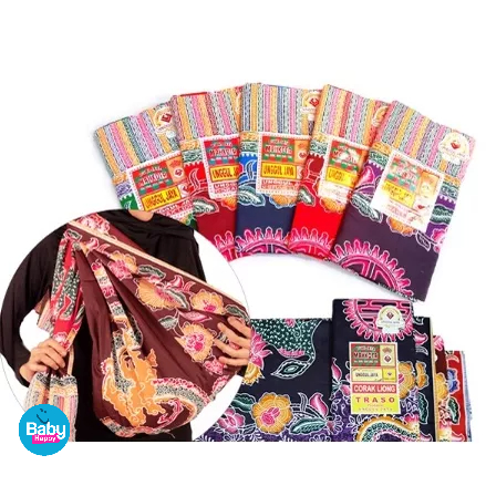 Jarik Kain gendongan bayi Selendang jarik Gendong Merk NA ( Nur Azizah ) Halus Kain Gendongan Motif 
