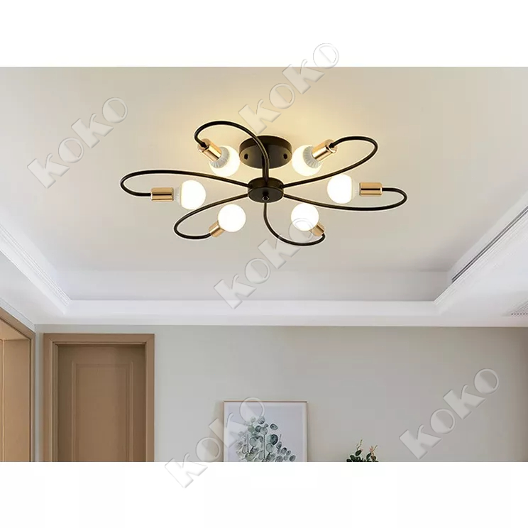 【Penjual Lokal】Bola-berbilang-Lampu-Gantung-Nordic-Chandelier-Eropa-Modern-Lampu-Gantung-Nordic-Dekorasi-Rumah-Lampu-Langit-langit-Makan-Lampu-Gantung-Gantung-untuk-Ruang-Tamu-Ruang-Makan