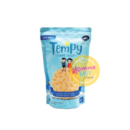 Tempy (Tempe Crispy) NO MSG snack anak sehat keripik tempe MPASI Bayi Sehat