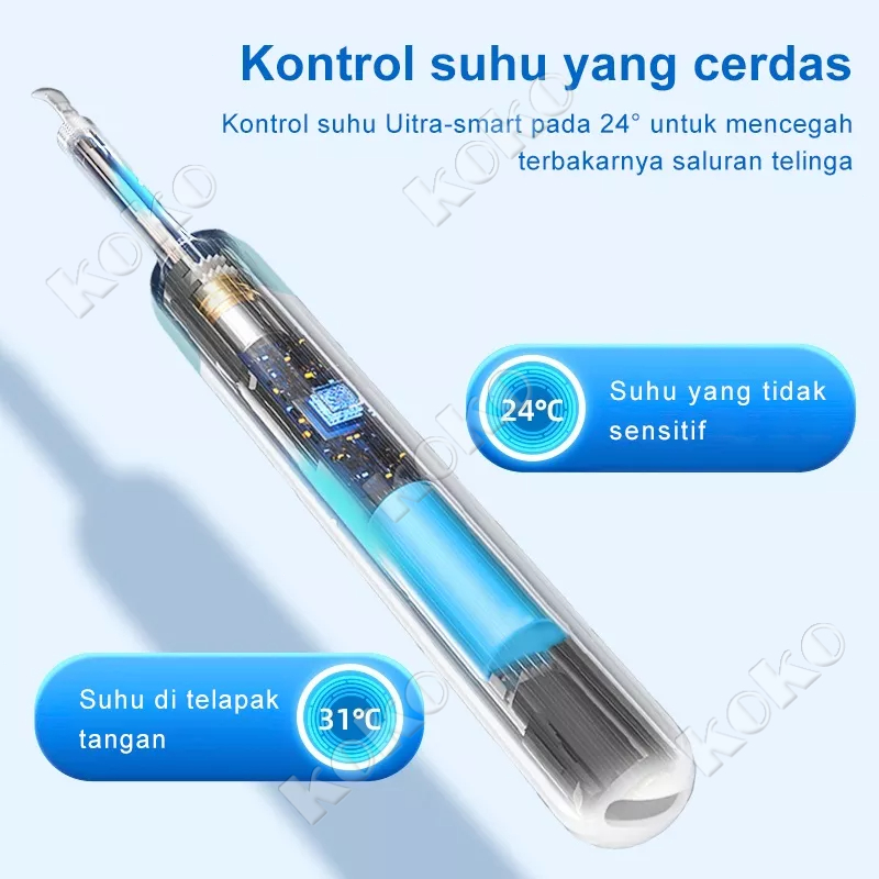 【Penjual Lokal】Korek Kuping LED Smart Visual Ear Stick HD Endoscope Pembersih Telinga Korek Korek Kamera LED Ear Cleaning Endoscope