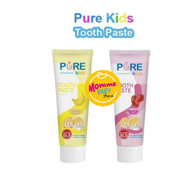 Pure baby kids tooth paste 50gr odol bayi pasta gigi anak