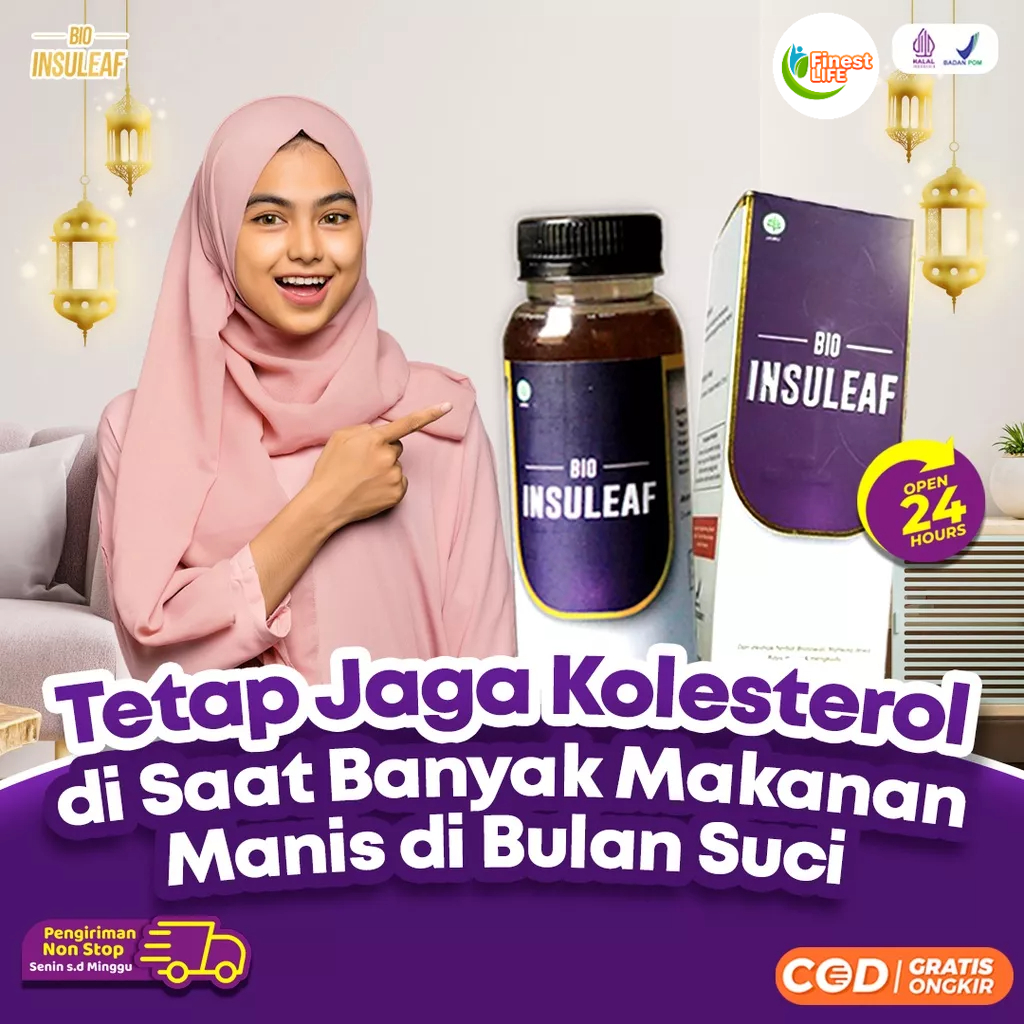 Paket 2 Bio Insuleaf - Solusi Atasi Kencing Manis, Diabetes Melitus, Cegah Gagal Ginjal Gula Darah Tinggi Kurangi Kadar Glukosa Atasi Kolesterol Kerusakan Jantung Hati Ekstak Mengkudu Brotowali  Mahkota Dewa Kunyit Obat Jamu Tropicana insulif Insulin