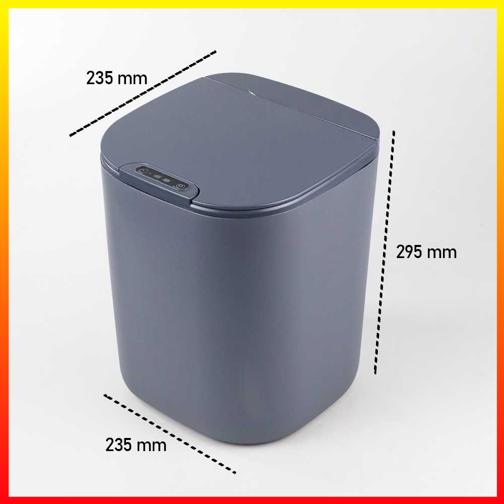 Tempat Sampah Cerdas Sensor Gerak Teknologi Anti Interferensi Baterai Lithium Rechargeable USB 16L KIMD - 7RHXVDWH