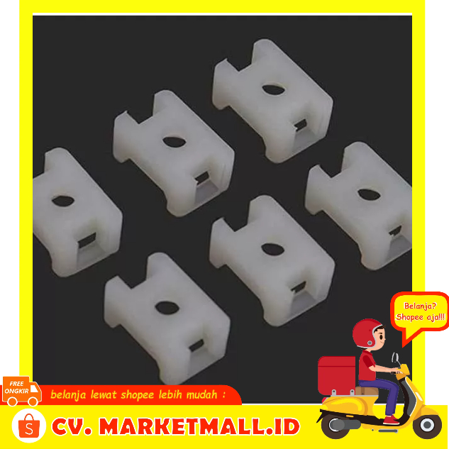 Perekat Pemegang Organizer Dudukan Pengikat Kabel Ties Tie Mount Cord Organizer 100PCS YUEQING HC-1S - 7RUA4YWH