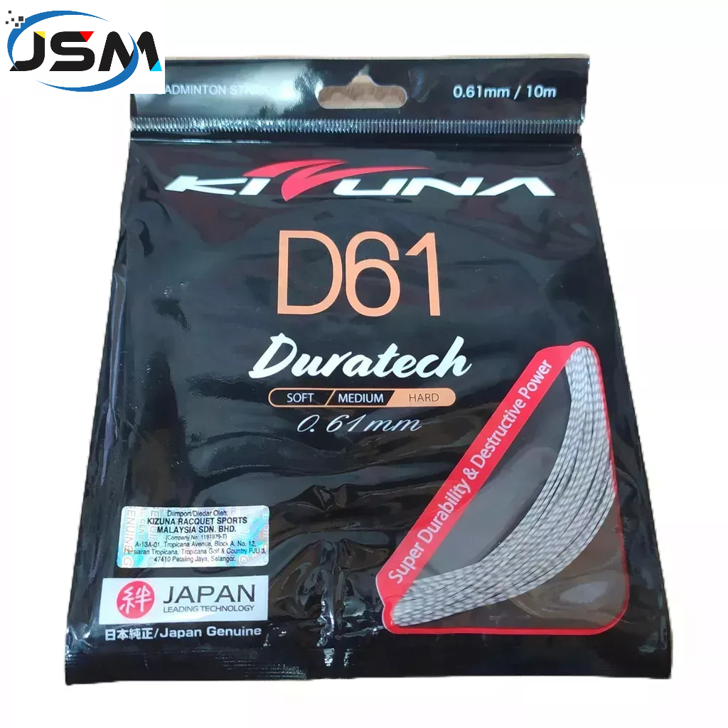 Senar Raket Badminton KIZUNA D61 Duratech