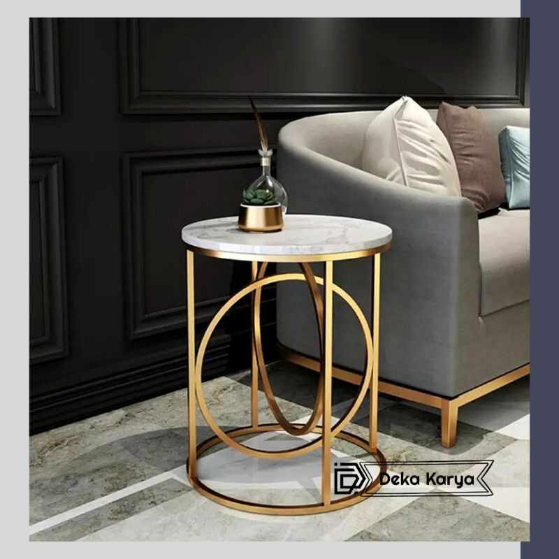 MEJA TAMU MINIMALIS ANOLA / MEJA SUDUT SOFA / MEJA SOFA / MEJA RUANG TAMU MINIMALIS INDUSTRIAL / MEJ