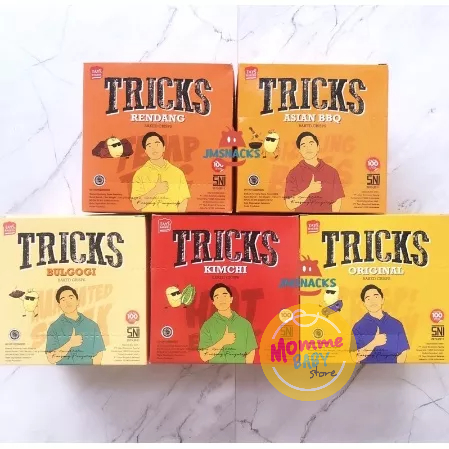 Tricks Biskuit Kentang Potato Baked Chips - Netto 10 pc x 20gr Tricks Original Rendang Tricks  Asian BBQ Tricks  Kimchi Tricks Bulgogi