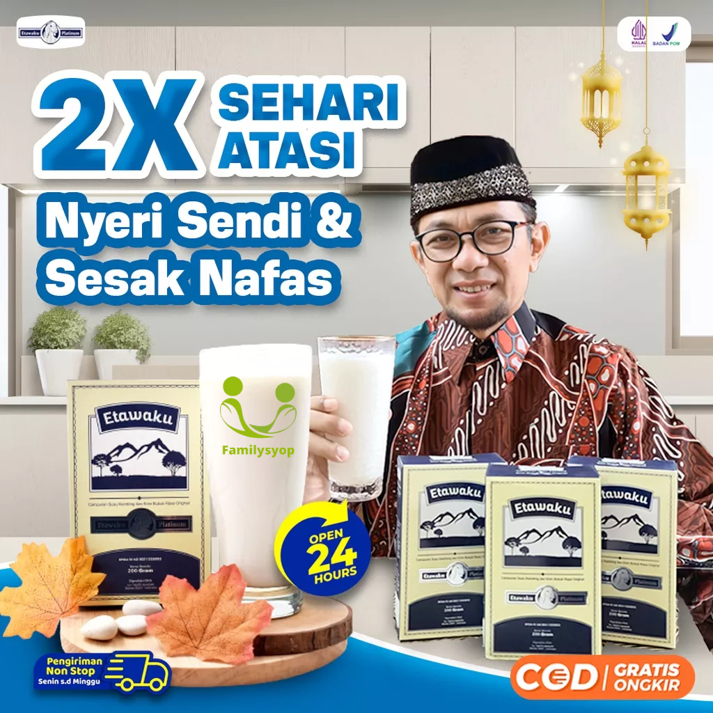 𝐃𝐈𝐒𝐓𝐑𝐈𝐁𝐔𝐓𝐎𝐑 Etawaku Platinum Susu Kesehatan Jantung Tulang Pencernaan Paru-Paru Daya Tahan Tubuh
