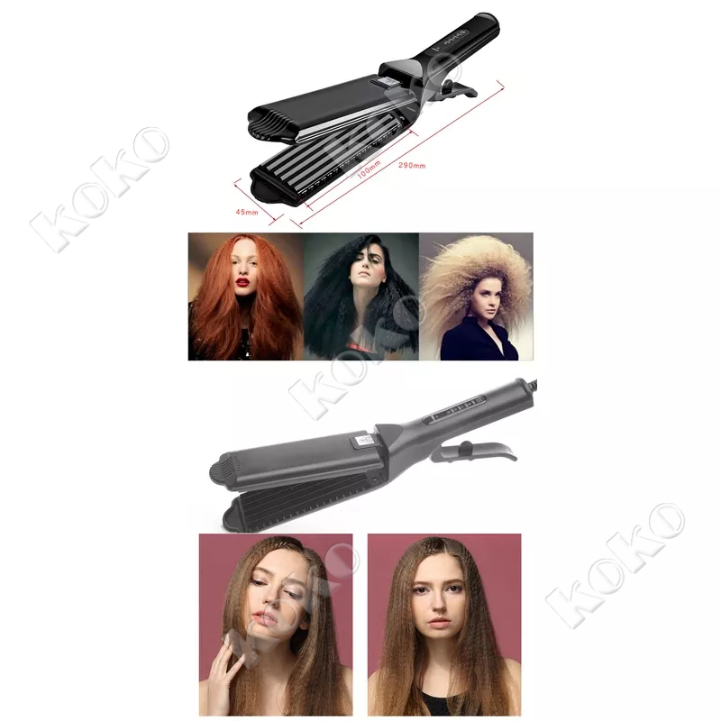 【Penjual Lokal】Alat penataan rambut Catokan Rambut Hair Straightener Catok Rambut Lurus Keriting Rambut keriting jagung