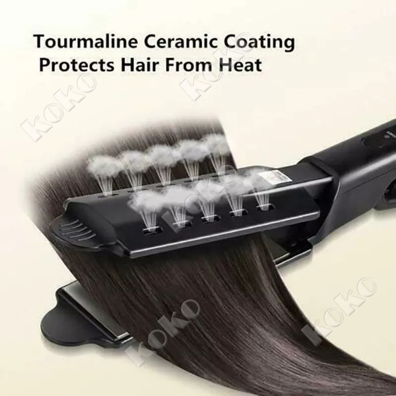 【Penjual Lokal】Rambut lurus Catok BAILU EGRET Ion Flat Iron Rebonding Smoothing Salon Ionic Flat Iron Hair Straightener Gaya rambut