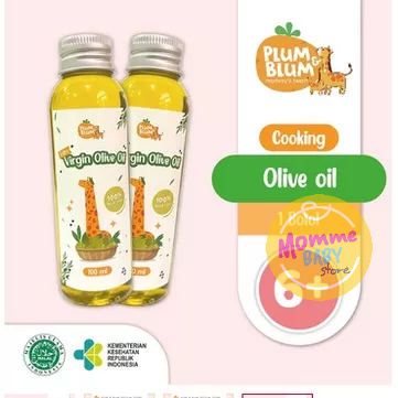 Plum &amp; Blum Extra Virgin Olive Oil Minyak Zaitun Murni - 100 ml