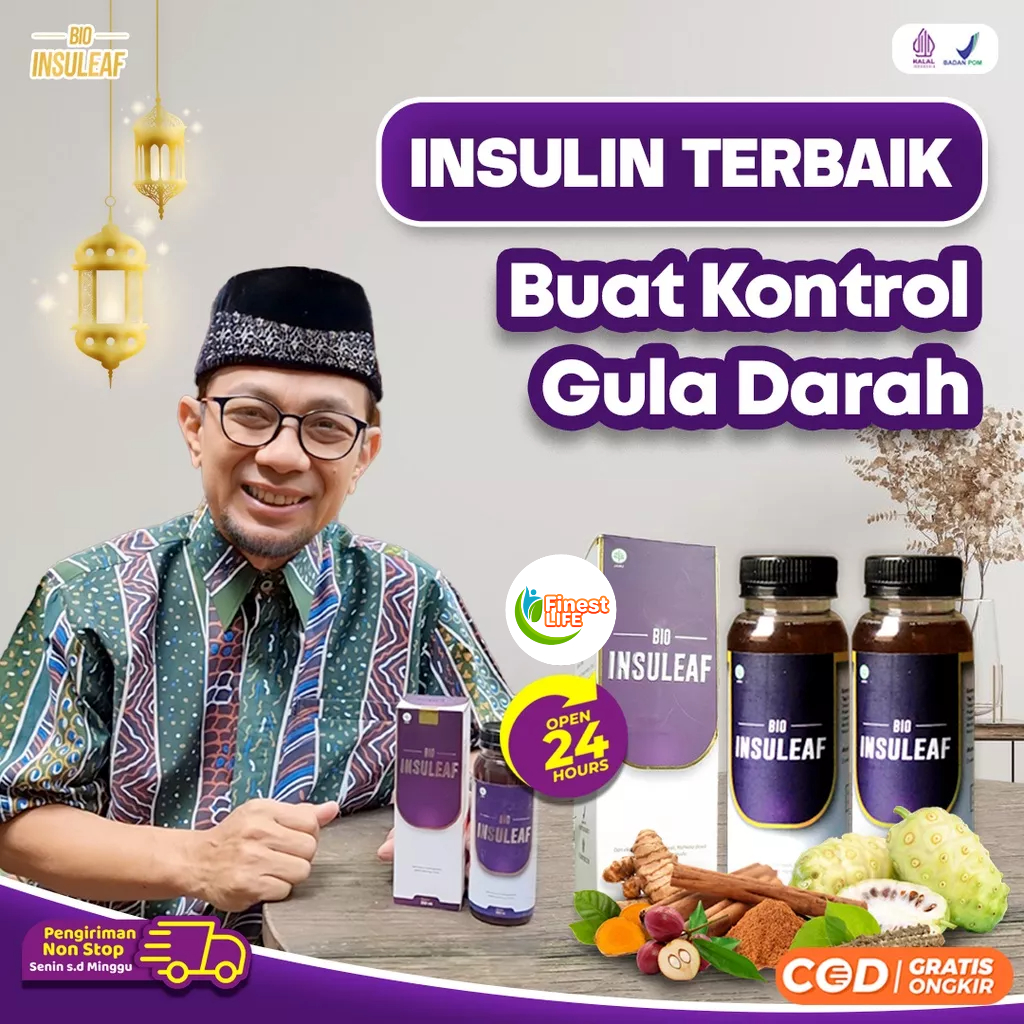 Bio Insuleaf - Cegah Gagal Ginjal Diabetes Melitus Kurangi Kadar Glukosa Kerusakan Jantung Solusi Atasi Kencing Manis, Gula Darah Tinggi Atasi Kolesterol Hati Ekstak Mengkudu Brotowali  Mahkota Dewa Kunyit Obat Jamu Tropicana insulif Insulin [Cod]