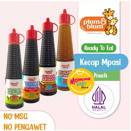 Plum &amp; Blum Saus Tiram Kecap Mpasi No MSG - 130 gram