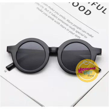 Kacamata Hitam Bulat Unisex Untuk Bayi Usia 0-8 Tahun Kacamata Anak/Bayi Kacamata Wanita Kaca Mata