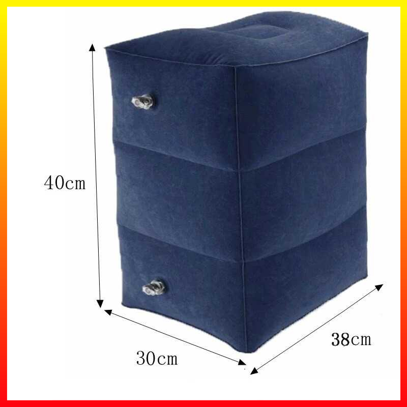 Bantal Angin PVC Kaki Portabel Aksesoris Traveling Inflatable Relaxing Foorest YMQY - 7CRS19DB