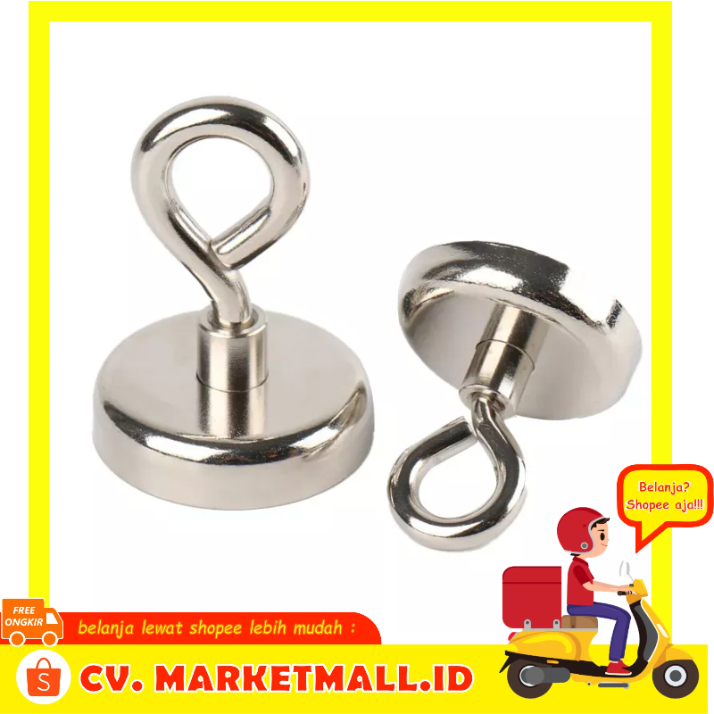 Magnet Hook Memancing Gantungan Multifungsi NdFeB Stainless Steel STDECOR - 7RHZNCSV