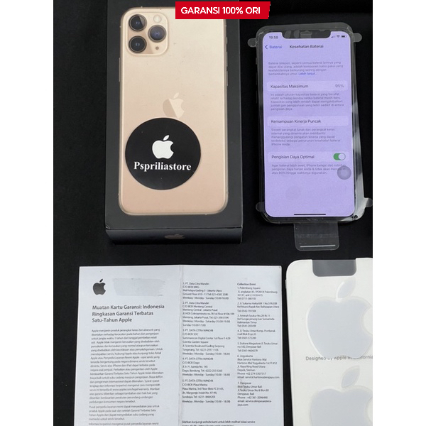 Terlaris Iphone 11 Pro ibox - 64GB - Like New - JAMINAN ORI