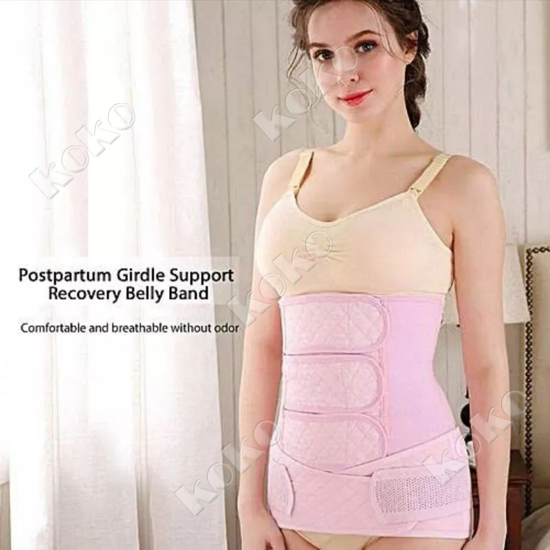 【Penjual Lokal】Scelta - Corset Perut Habis Melahirkan Postpartum Korset Peramping Perut Sce Setelan tiga -piece