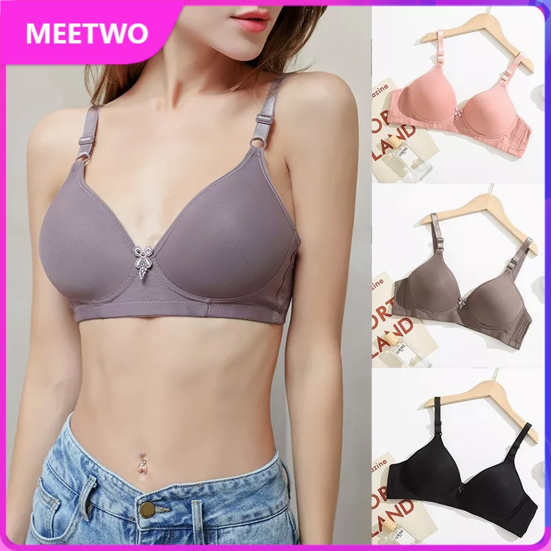 MEETWO Bh big size tanpa kawat import Ukuran 38-44