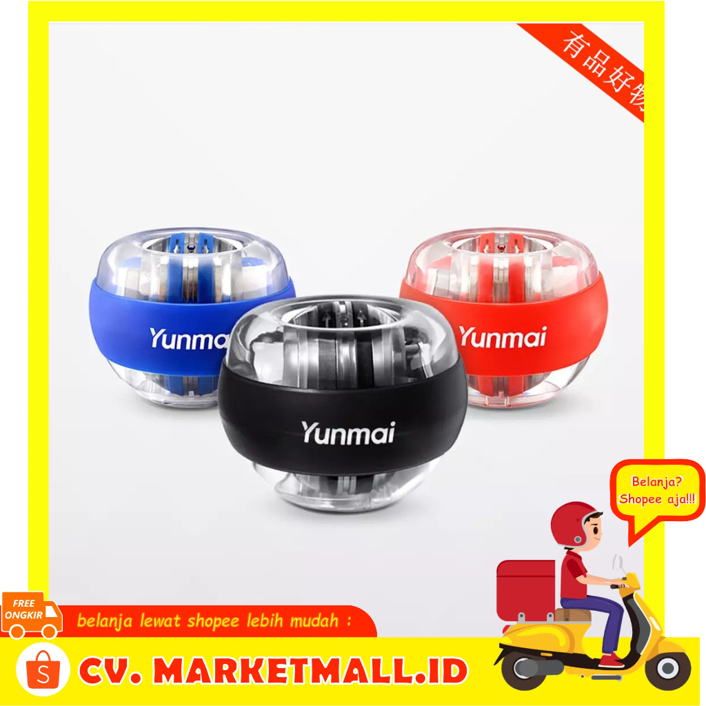 Gyro Ball Essential Spinner Mainan Bersantai Pelatih Kekuatan Pergelangan Tangan Anti-stres LED Yunmai Z701 - XOSE0LXX