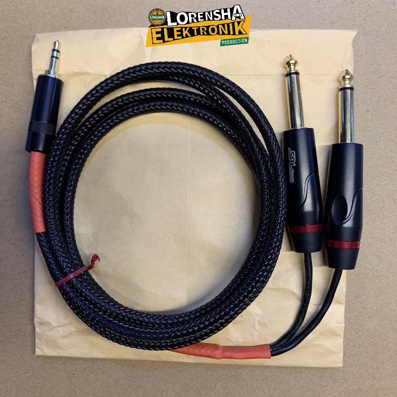 Kabel Jack HP ke Mixer Jack 3.5 mm to Akai Berkualitas Full SPL Audio