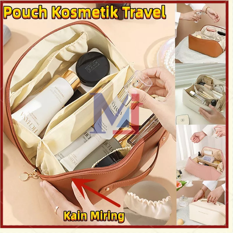 【COD】 Tas Cosmetic Make Up/ Pouch Kosmetik Travel/Lipstik Bag/Dompet Kosmetik Pouch Kosmetik