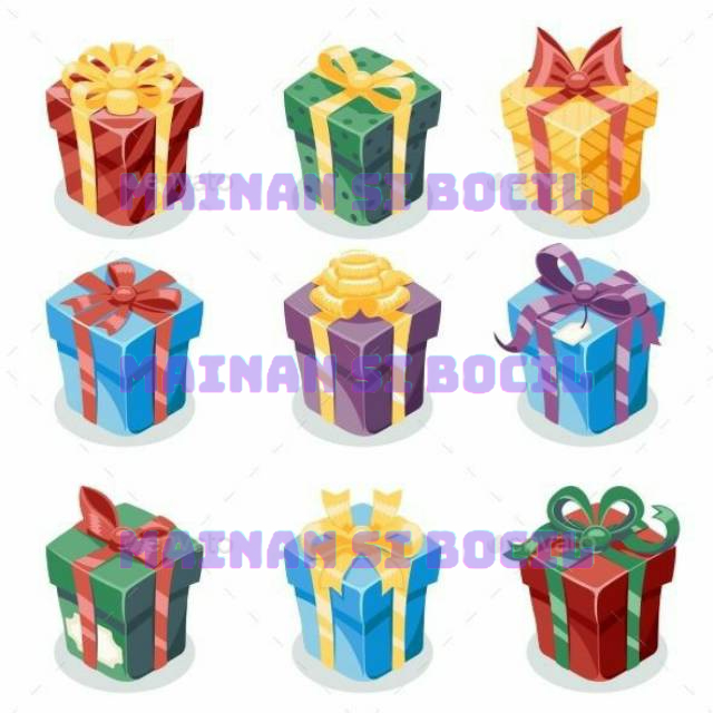 

Bungkus kado kertas kado ya