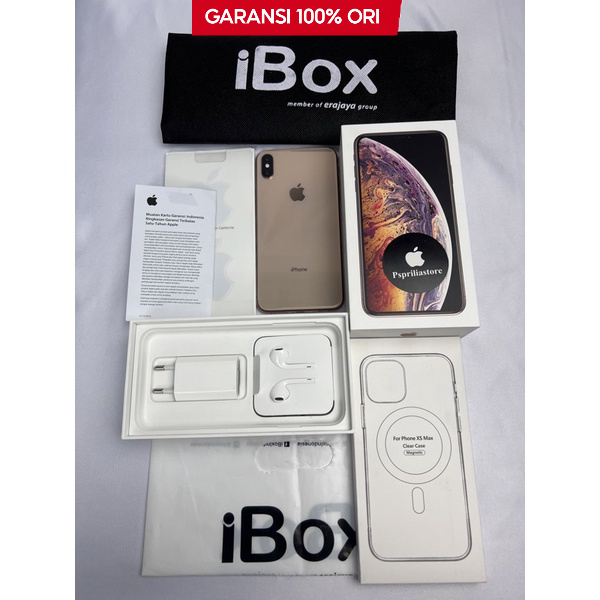 IP Xs Max ibox - 64GB 256GB - Like New - JAMINAN ORI Garansi 1 TAHUN