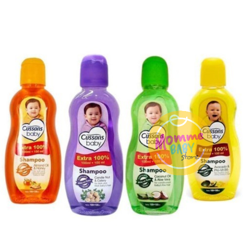 Cussons Baby Shampoo 50ml+50ml dan 100ml+100ml / 200ml Shampoo Baby Bayi