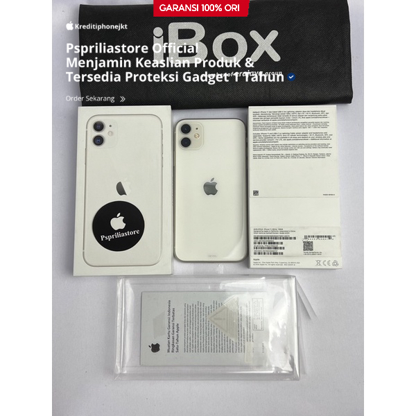 Terbaru Ip 11 128GB ibox - Garansi aktif - Indonesia